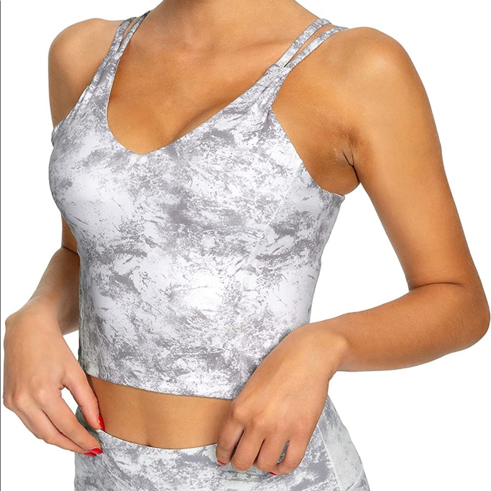 Queenieke marble sports top new with tags size medium